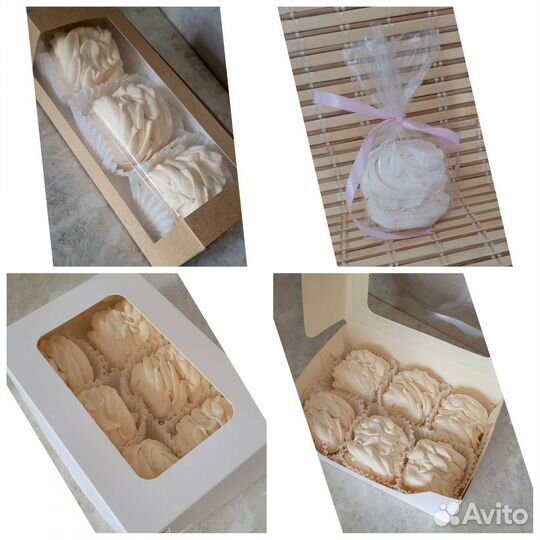 Зефир, зефиросендвичи, рожки