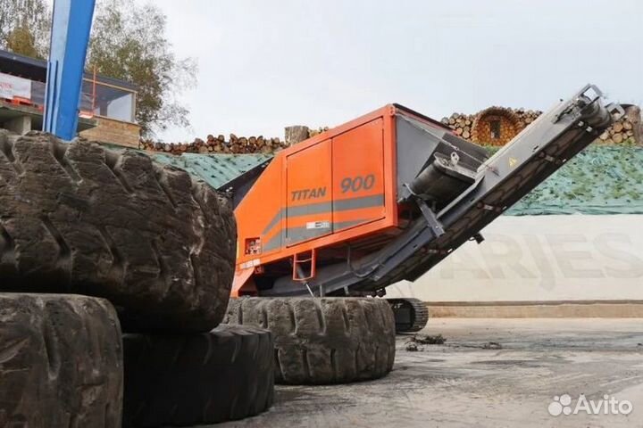 Двухвальный мобильный шредер arjes titan 950 (дизе