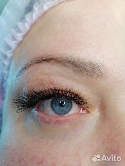 Наращивание ресниц на дому