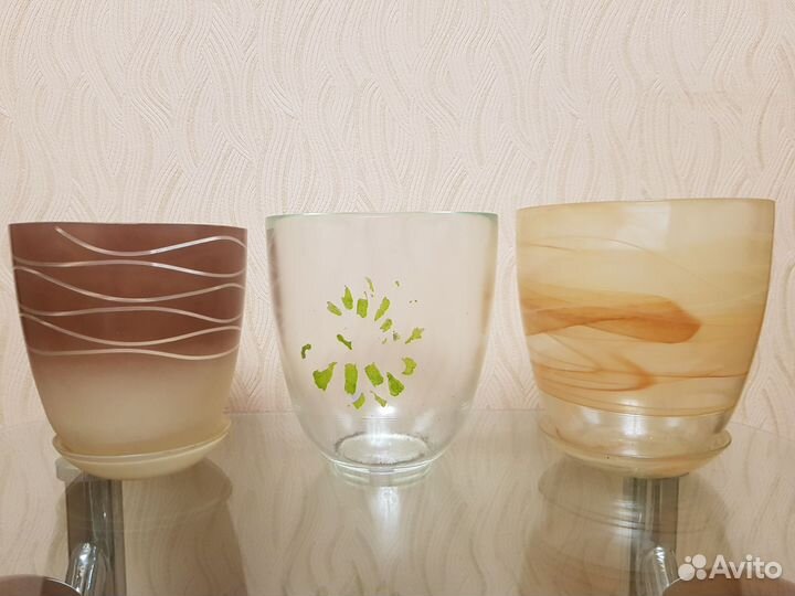 Кашпо для орхидей стекло