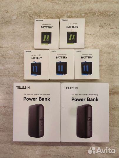 Powerbank для GoPro 9/10/11, Telesin, новые