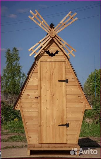 Уличный туалет с установкой SKU005