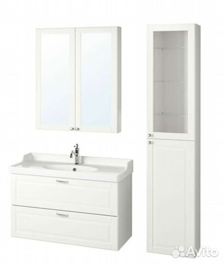 Комплект мебели для ванной Годморгон Кашён