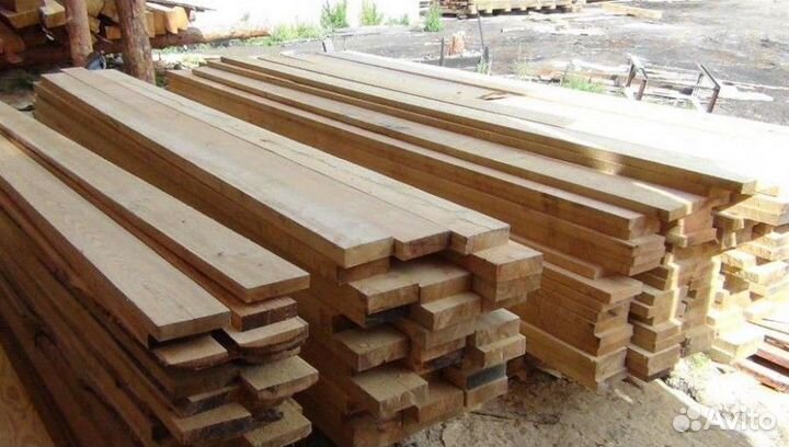 Доска обрезная сухая хвоя 1 сорт