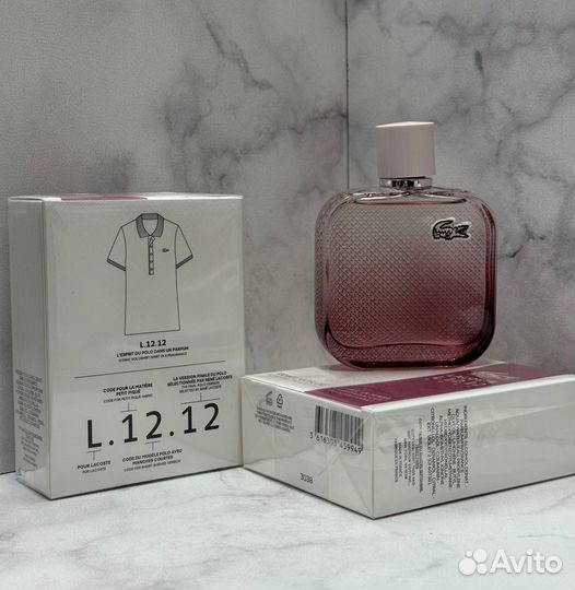 L.12. 12 rose Eau intense lacoste для женщин