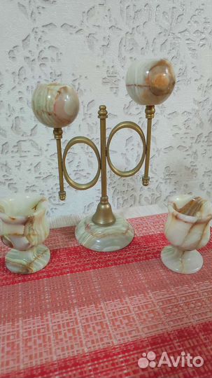 Подсвечник из оникса