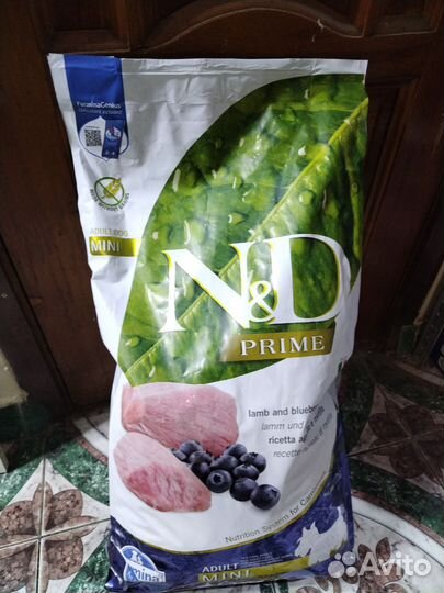 Сухой корм ND prime adult mini lamb&blueberry 7кг