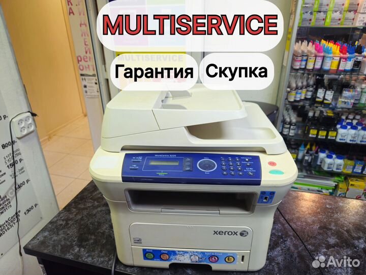 Мфу лазерный сетевой xerox workcentre 3220