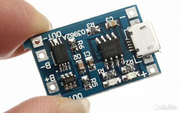 Micro USB 5 в 1A 18650 TC4056A