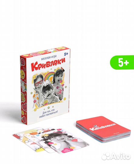 Настольная детская игра Кривляки 5+