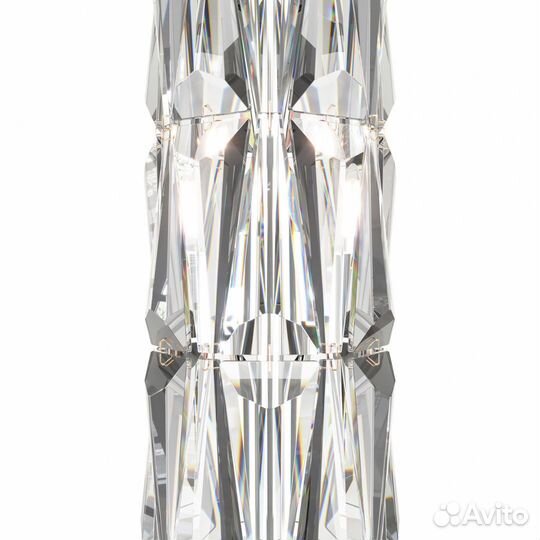 Светильник настольный металлический и хрустальный