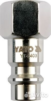 Соединитель быстроразъемный прямой, папа-резьба 1