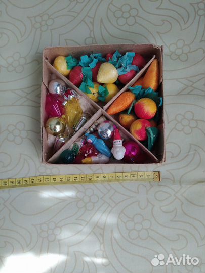 Набор ёлочных игрушек СССР г. Калинин