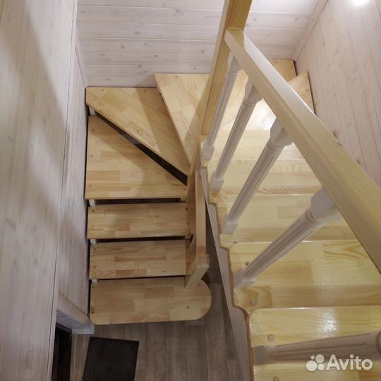 Деревянные лестницы в частный дом