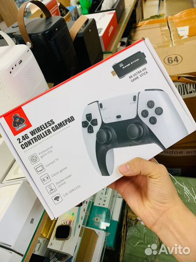 Игровая приставка 4К ultra Game stick M8 pro 64gb