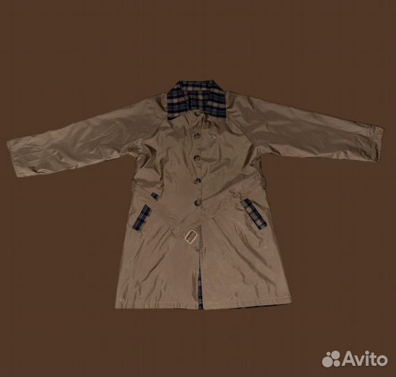 Винтажный двусторонний Плащ тренч Burberrys