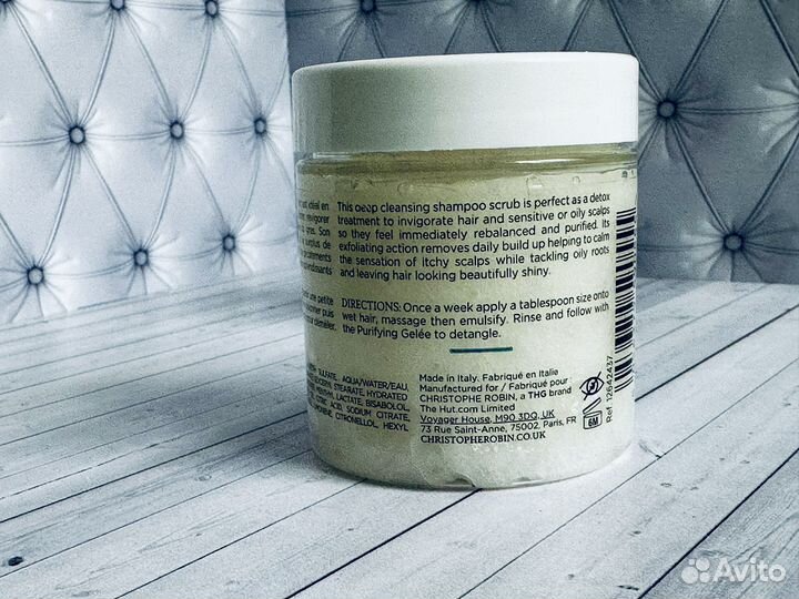 Очищающий скраб для кожи головы Christophe Robin