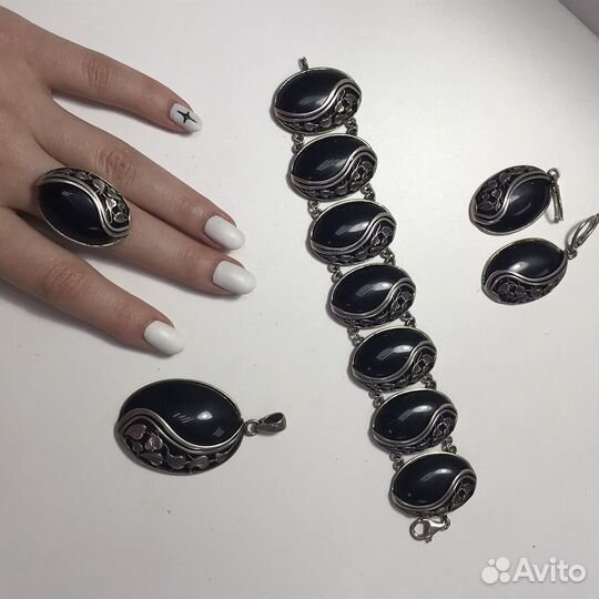 Серебряный комплект