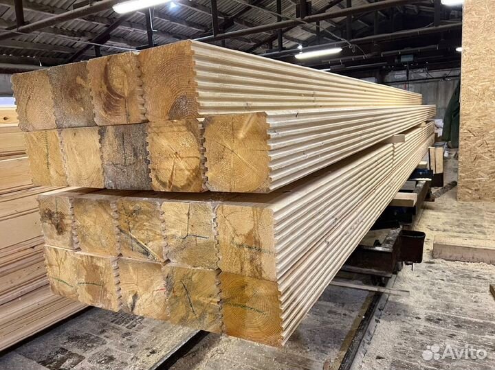 Брус профилированный сухой сорт 1 2 150х150х6000
