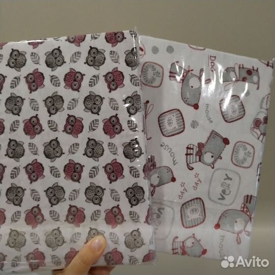 Простынь на резинке 120 60