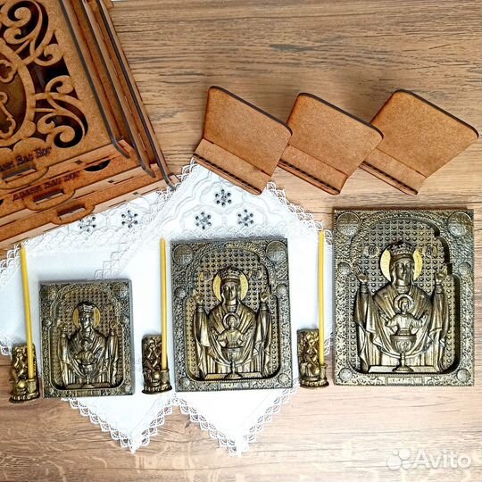 Икона Неупиваемая Чаша подарочный комплект