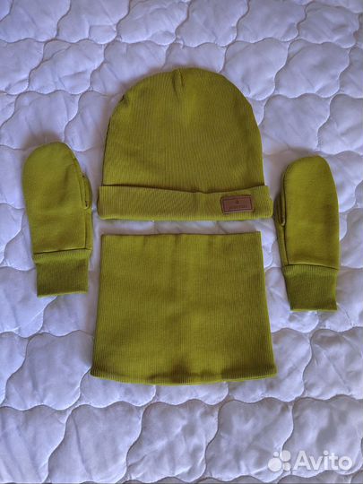 Шапка и снуд для мальчика Minidino