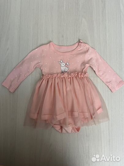 Платье боди для девочки 62