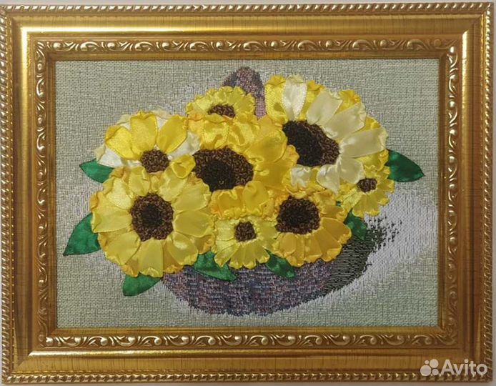 Вышивка лентами (картины)