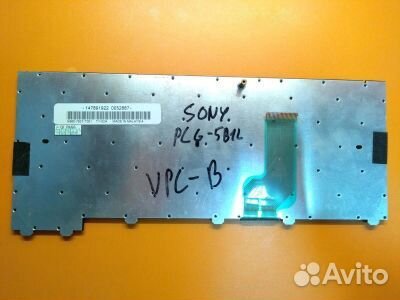 Б/У клавиатура для ноутбука Sony VGN-B