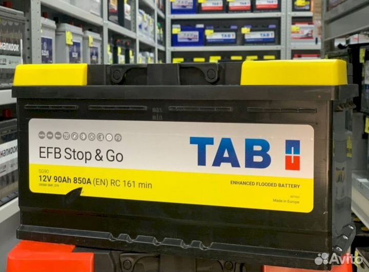 Аккумулятор новый TAB EFB stop&GO 90 Ач