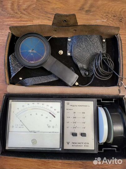 Люксметр Ю116 с фотоэлементом Ф 55С