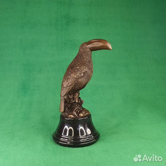 Бронзовая скульптура Тукан Птица