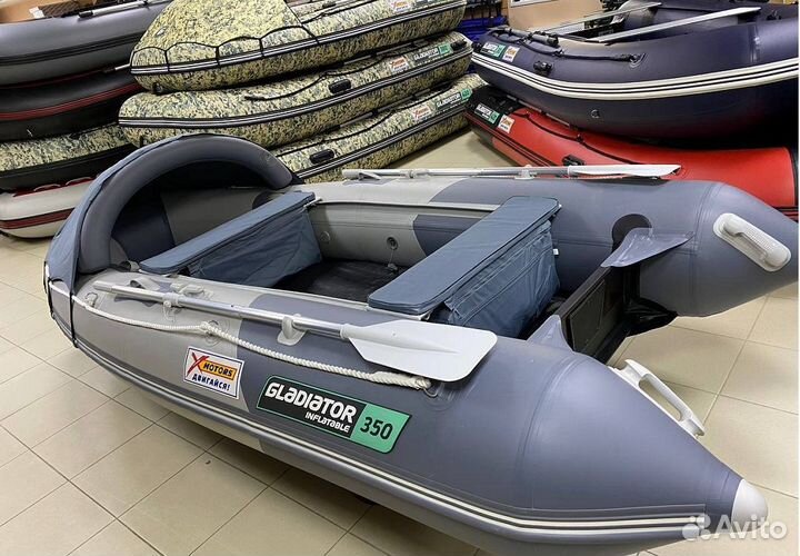 Надувная лодка gladiator E350 (X-motors edition)