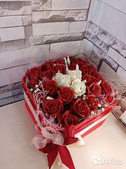 Подарок на 8 марта букет из мыла