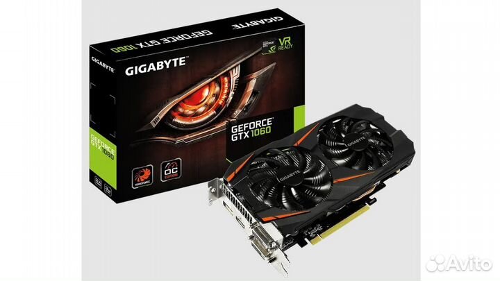 Видеокарта Nvidia GeForce GTX 1060 3 gb asus
