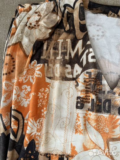 Платье из вискозного трикотажа 52-56