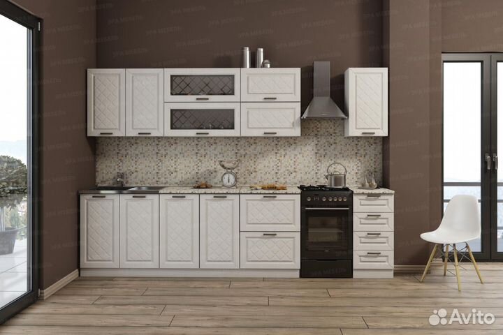 Модульная кухня мдф (комплект 2,6м)