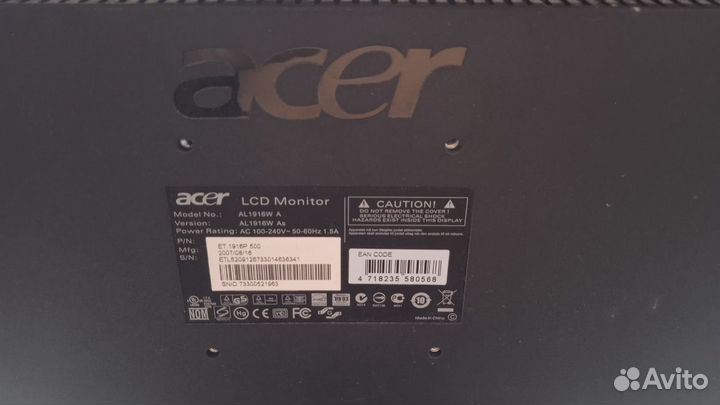 Монитор Acer AL1916W