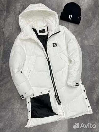 Удлиненная куртка зимняя (L)