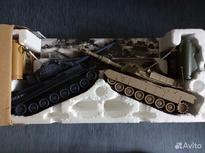 Радиоуправляемый танковый бой