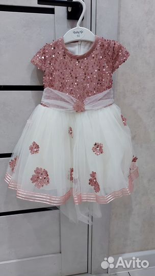 Платье для девочки 92