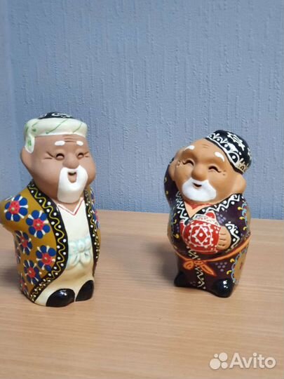 Фигурки расписные из глины