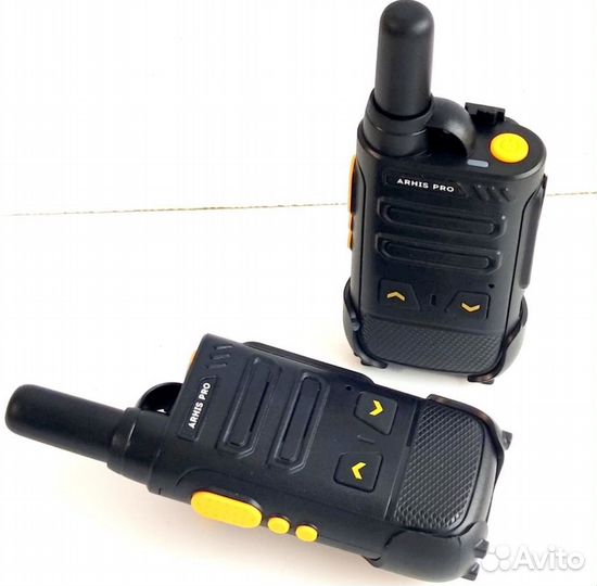 Легкая рация с наушником, комплект 2 штуки