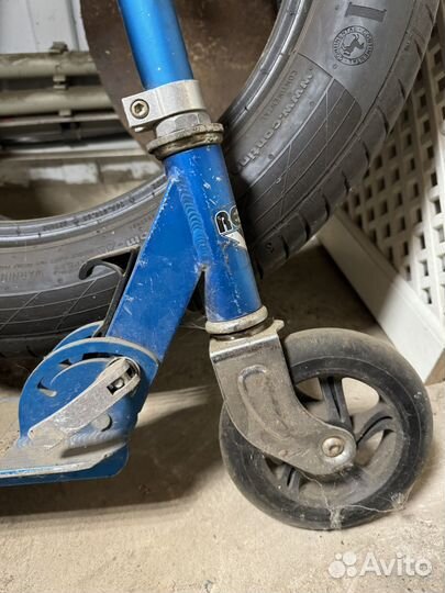 Самокат Re Action, синий