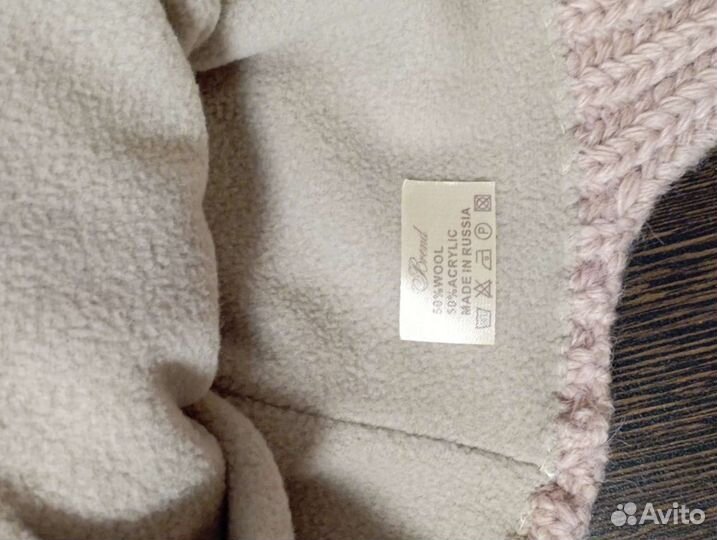 Шапка женская с флисом