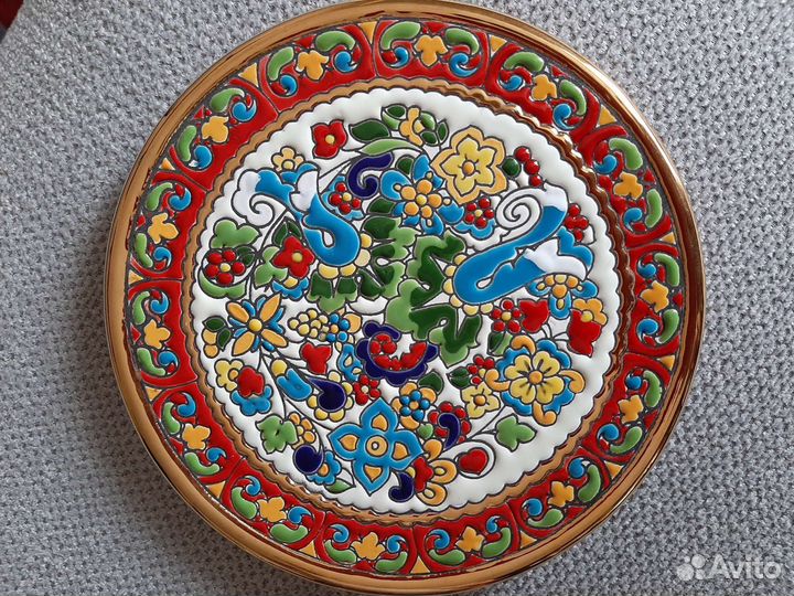 Декоративная тарелка новая 