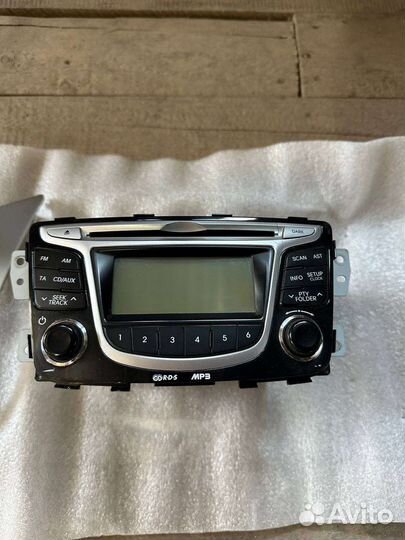 Штатная магнитола hyundai solaris