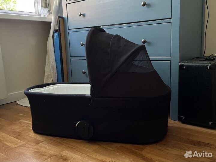 Люлька Cybex balios s lux deep black черная