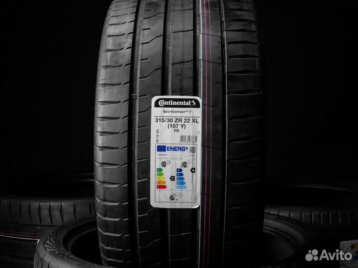 Continental ContiSportContact 7 285/35 R22 и 315/30 R22