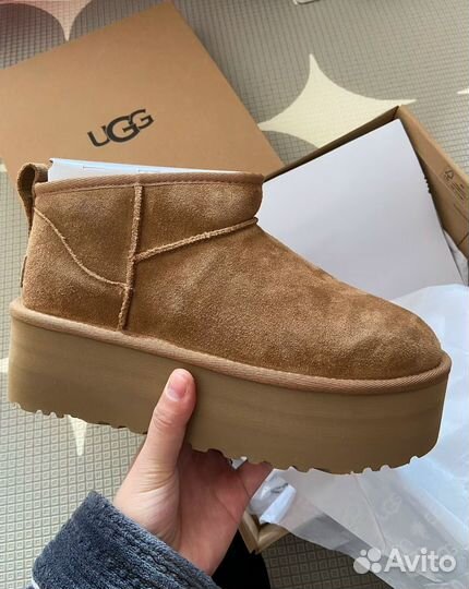 Угги ugg classic mini platform оригинал